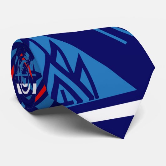 くまの薬の青 ネクタイ (ロール)