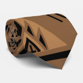 くまの薬ブラウン ネクタイ (ロール)