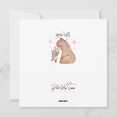 くまの親子 ハッピーマザーズデー シーズンカード (裏面)