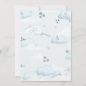 くまの赤ちゃんお待ち遠しい！テディベアベイビーシャワー 招待状 (裏面)