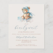 くまの赤ちゃんお待ち遠しい ブルーボー ベアベイビーシャワー (正面)