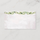 くまの赤ちゃんのシャワーおむつくじチケット エンクロージャーカード (裏面)