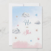 くまの赤ちゃんのシャワーにお招きします、 ほとんどクマでいっぱいです 招待状 (裏面)