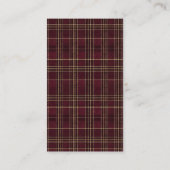 くまの赤ちゃんのシャワーパーティー　女の子　チェック柄のぼうしオムツ エンクロージャーカード (裏面)