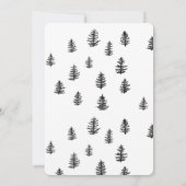 くまの赤ちゃんの1歳の誕生日パーティー招待状 招待状 (裏面)