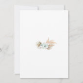 くまの赤ちゃんを待とう ベビーシャワーの招待状 招待状 (裏面)