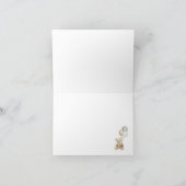 くまの赤ちゃんシャワーお礼カード サンキューカード (内部)