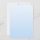 くまの赤ちゃん歓迎会招待状, 男の子の赤ちゃん歓迎会 招待状 (裏面)