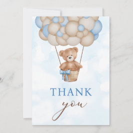 くまの赤ちゃん サンキューカード