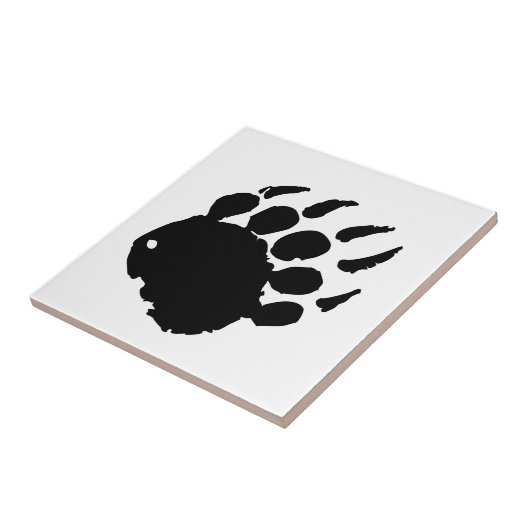 くまの足跡 タイル (側面)