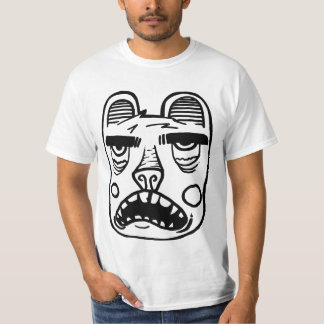 くまの顔 Tシャツ