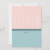 くまの風船招待状 招待状 (裏面)