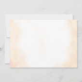 くまの風船 ビアリー 初誕生日パーティー 招待状 (裏面)