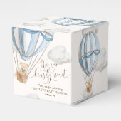 くまの風船 ベアリー ウェイト テディベア ホットエアバルーン ベイビーシャワー フェイバーボックス (正面サイド)