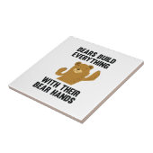 くまは彼らのくま手とのすべてを造ります タイル (側面)