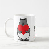 くまぺん北海道愛コーヒーマグ コーヒーマグカップ (左)