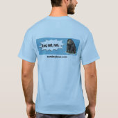 くまをわめき散らすこと Tシャツ (裏面)