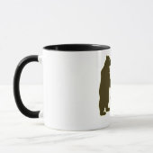 くまを武装させる権利を支えて下さい マグカップ (左)