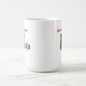 くまを突かないで下さい コーヒーマグカップ (中央)