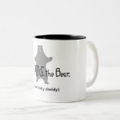 くまを突かないで下さい ツートーンマグカップ (正面右)