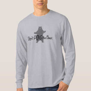 くまを突かないで下さい Tシャツ
