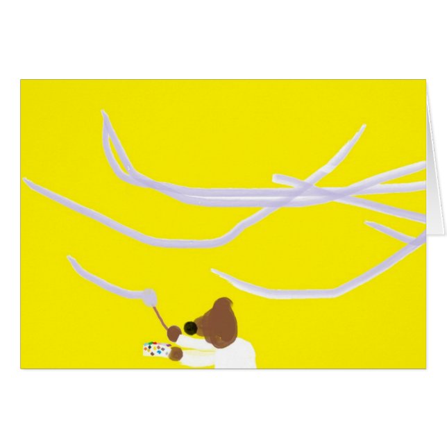 くまを絵を描くこと (正面横)