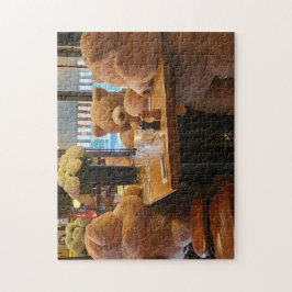 くまカフェ パズル、11" x 14"、252ピース ジグソーパズル