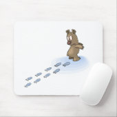 くまトラック マウスパッド (マウス)