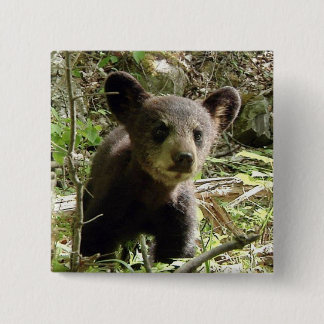 くまボタンを望んで下さい 缶バッジ