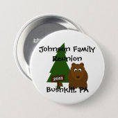 くまボタン! 缶バッジ (正面&裏面)