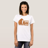 くまママTシャツ Tシャツ (正面フル)