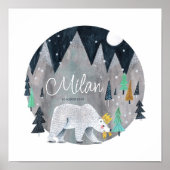 くま冬山月 ポスター (正面)