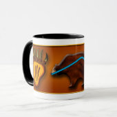 くま及び足 マグカップ (正面左)