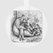 くま家族 オーナメント (裏面)