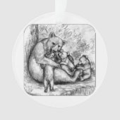 くま家族 オーナメント (正面)