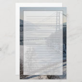 くま山橋 便箋 (正面/裏面)