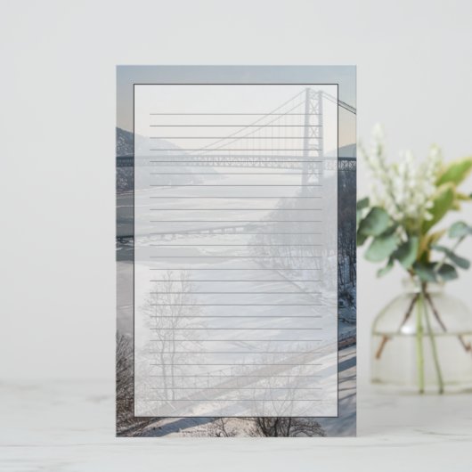 くま山橋 便箋 (スタンド正面)