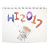 くま帽子2017のカレンダー カレンダー (カバー)