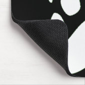 くま足のシルエットのマウスパッド マウスパッド (コーナー)