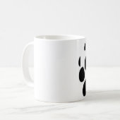 くま足のプリント コーヒーマグカップ (正面左)