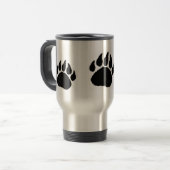 くま足のプリント-タンブラー トラベルマグ (正面左)