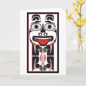 くま カード (黄色い花)