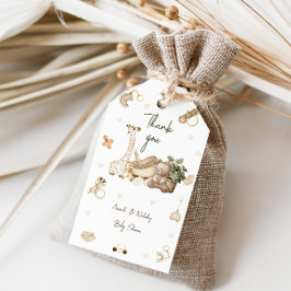 くま キリン おもちゃ 可愛い 産院 赤ちゃん シャワー ギフトタグ