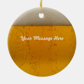 くま、シカまたはビールか。 セラミックオーナメント (裏面)