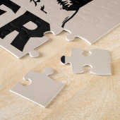 くま + シカ=ビール ジグソーパズル (側面)