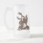 くま、シカ、酔ったくまか。 フロストグラスビールジョッキ (左)