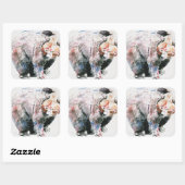 くま スクエアシール (シート)