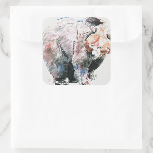 くま スクエアシール (バッグ)