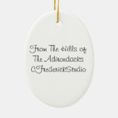 くま セラミックオーナメント (裏面)