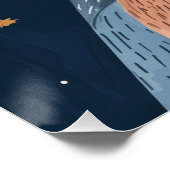 くま ヒーロー プリント, 子供部屋 壁アート ポスター (コーナー)